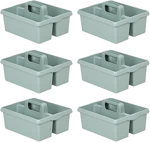 Multipurpose Cleaning Organiser Caddy, Large Capacity Utility Storage Bag with Pockets & Shoulder Strap